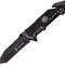 Couteau pliant US Marine Corps 1052 ouverture assistée lame tanto 102 mm coupe-ceinture