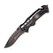 Couteau pliant US Marine Corps Rescue ouverture assistée lame drop point 83 mm brise-vitre
