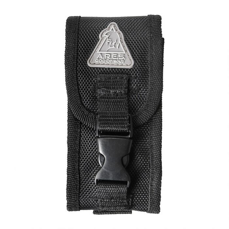 Couteau pliant de secours Ares Black Rescue manche G10 coupe-sangle et brise-vitre