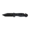 Couteau pliant de secours Ares Black Rescue manche G10 coupe-sangle et brise-vitre