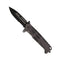 Couteau pliant tactique Mil-Tec Assault à manche G10 lame Spear Point acier 440 9,2 cm avec brise-vitre et flipper