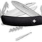 Couteau suisse Swiza D07 Allmatt plaquettes synthétiques 8 outils ciseaux et anneau