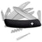 Couteau suisse Swiza D09 Allmatt synthétique 9 outils scie ciseaux tire-bouchon anneau