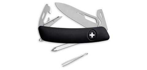 Couteau suisse Swiza SH04 Allmatt ouverture une main tournevis cruciforme n°1-3