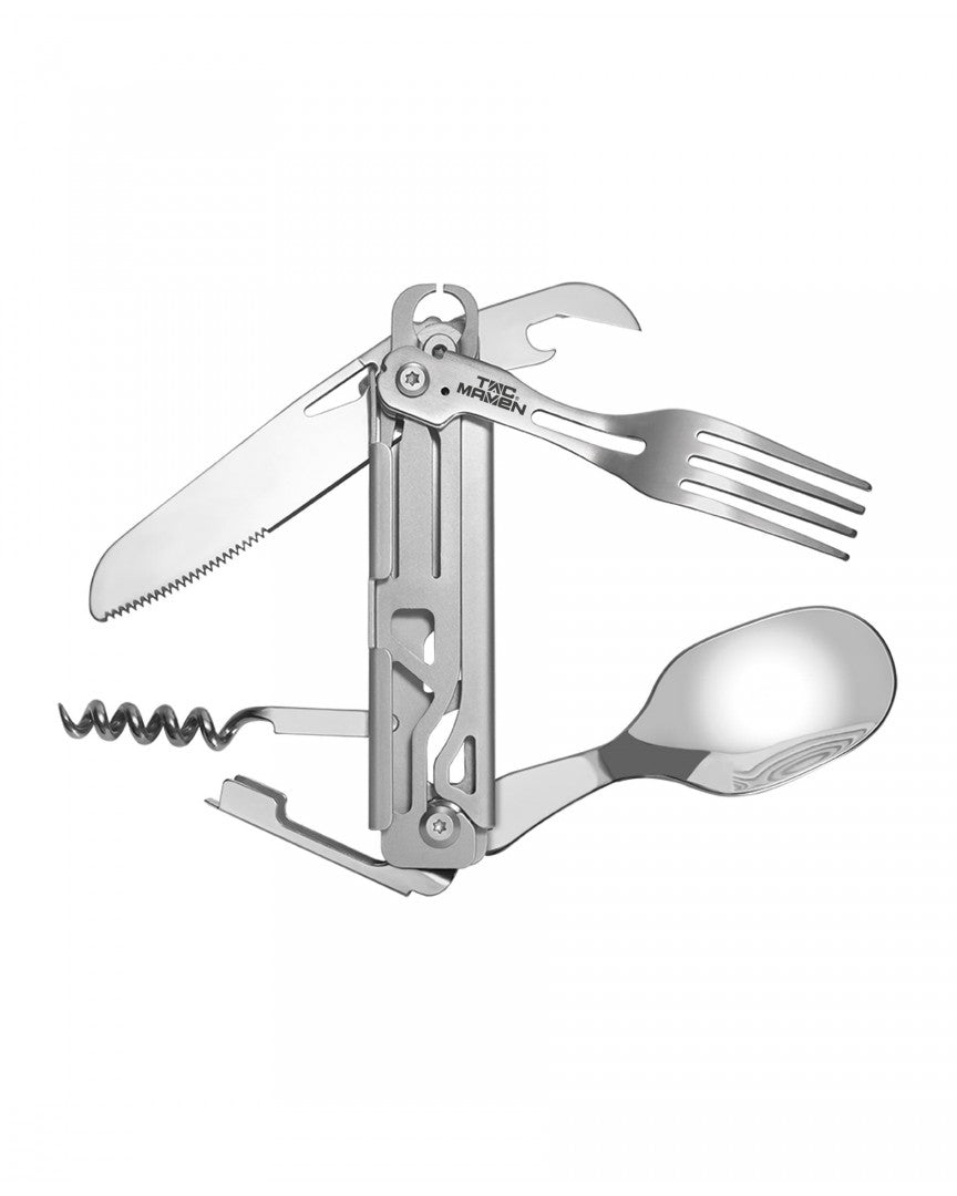 Couvert de campement multifonctions Pentagon Thor acier inoxydable 420 six outils
