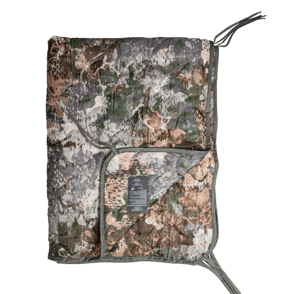 Couverture Poncho Liner Mil-Tec CIV-TEC polyester matelassé 210 × 150 cm 800 g avec sac de transport