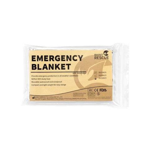 Couverture de survie isothermique Rhino Rescue 210 x 160 cm