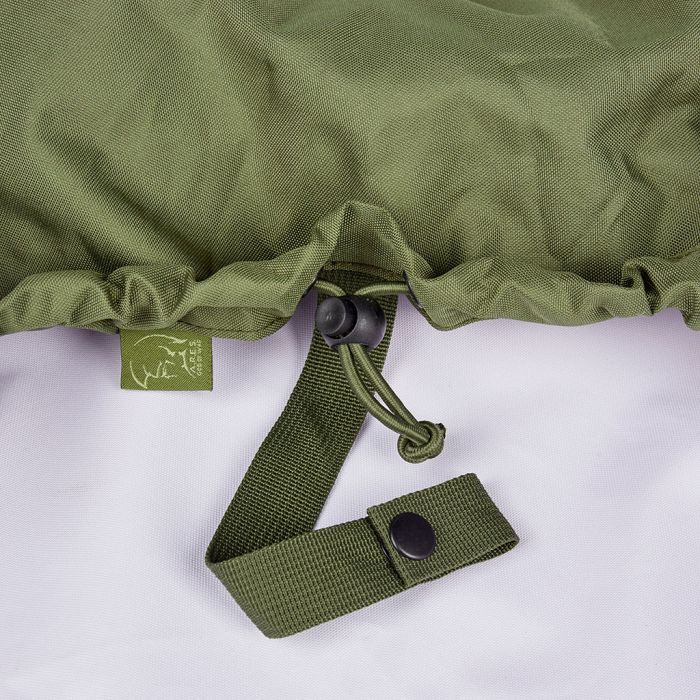 Couvre-sac Ares réversible 35 L en nylon ripstop imperméable, deux faces selon l'environnement