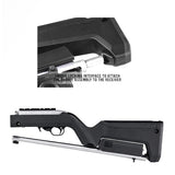 Crosse Magpul X-22 Backpacker en polymère renforcé pour Ruger 10/22 Takedown