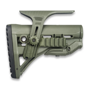 Crosse amortissante avec appui joue réglable et rail FAB Defense GL-Shock PCP - pour AR / M4 / HK416 (destockage)