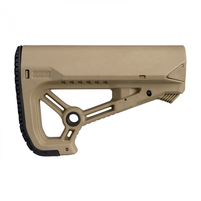Crosse compacte CQB FAB Defense GL-CORE S en polymère renforcé pour tubes Mil-Spec et commerciaux