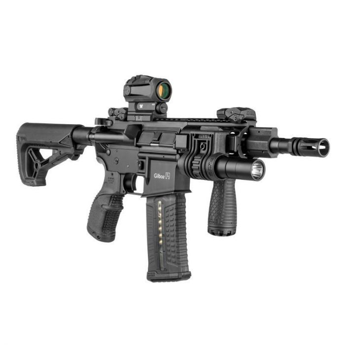 Crosse compacte CQB FAB Defense GL-CORE S en polymère renforcé pour tubes Mil-Spec et commerciaux