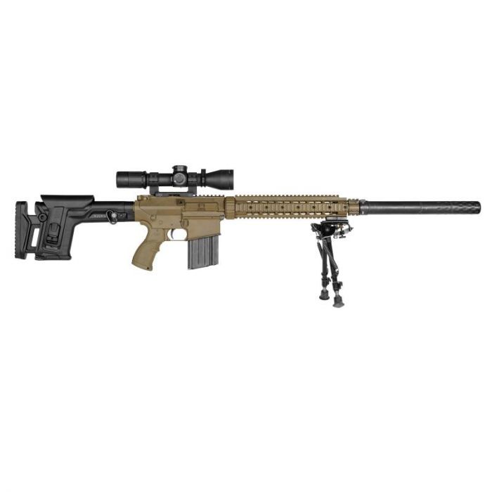 Crosse de précision réglable FAB Defense M4 RAPS avec appui-joue et longueur de crosse ajustable
