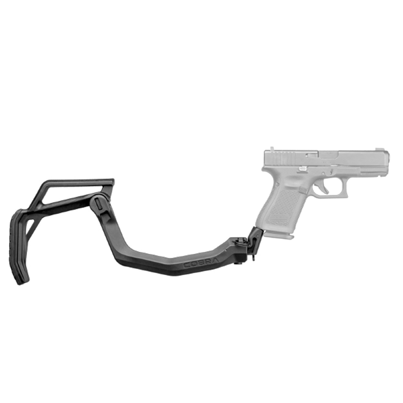 Crosse pliante FAB Defense Cobra à déploiement rapide et appui-joue pour pistolets Glock
