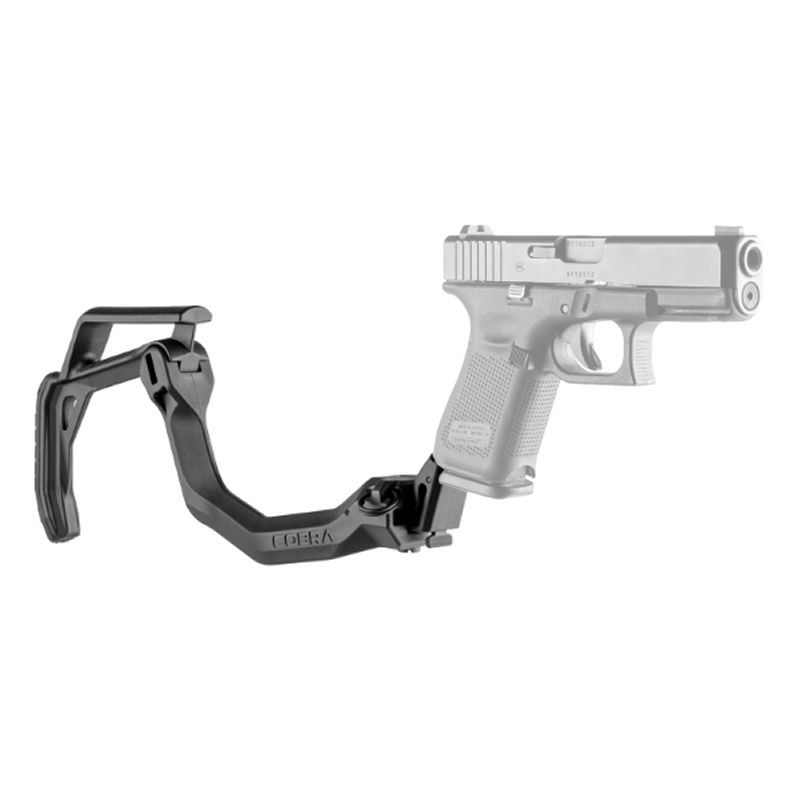 Crosse pliante FAB Defense Cobra à déploiement rapide et appui-joue pour pistolets Glock