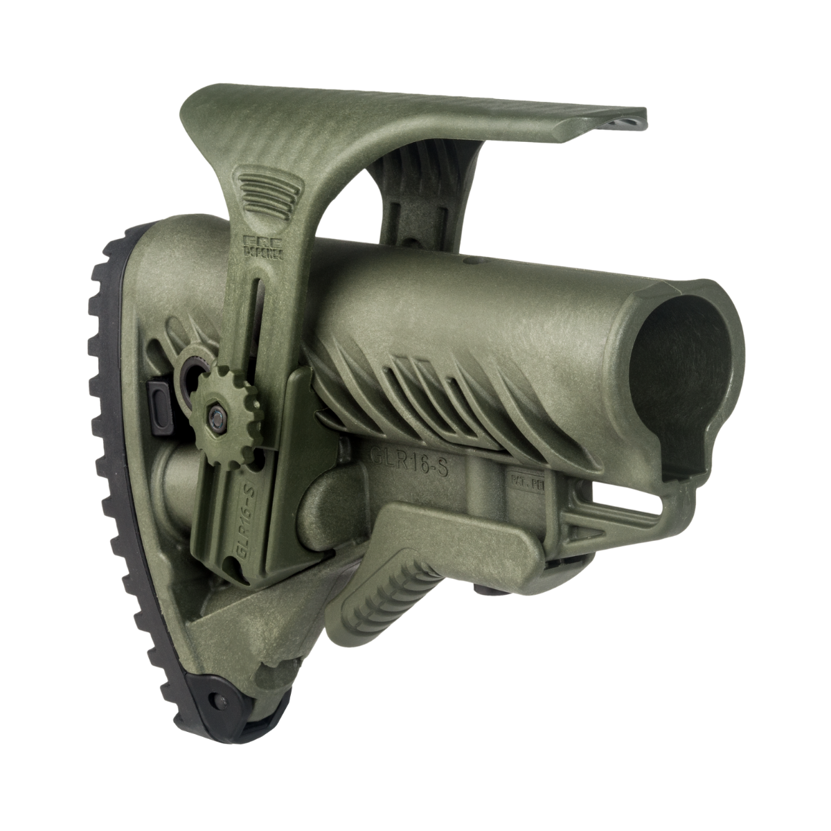 Crosse rétractable FAB Defense GLR-16 CP avec appui-joue réglable pour AR15/M4/HK416