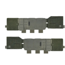 Cummerbund Agilite Modular Elastic 6 alvéoles et 2 colonnes MOLLE, 3 fermetures