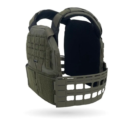 Cummerbund Agilite Warfighter semi-rigide en composite CURV 3 rangées MOLLE, 3 tailles