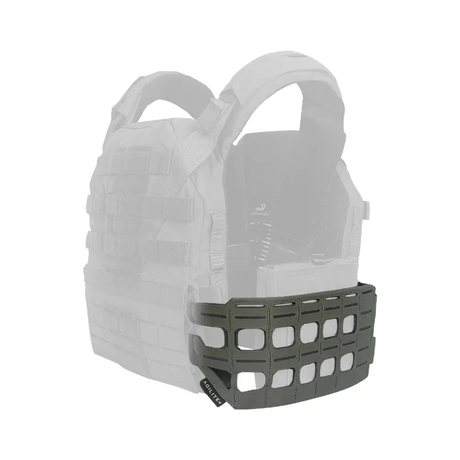 Cummerbund Agilite Warfighter semi-rigide en composite CURV 3 rangées MOLLE, 3 tailles