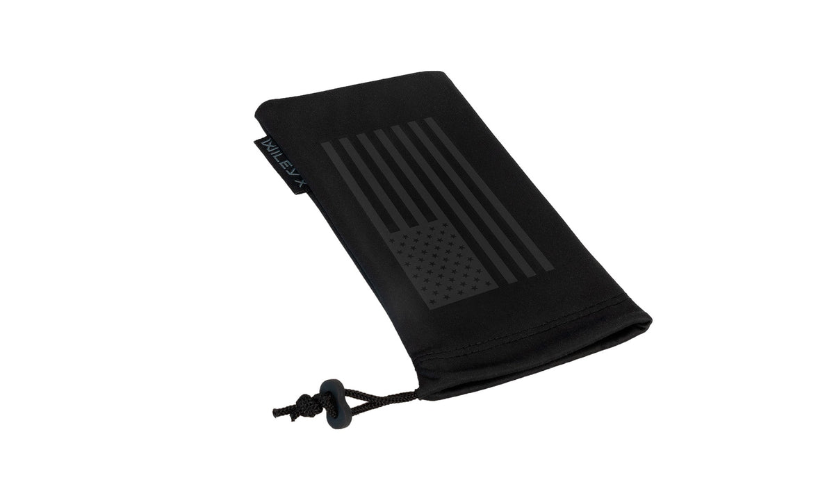 Housse souple Wiley X en microfibre à cordon de serrage avec poche à verre