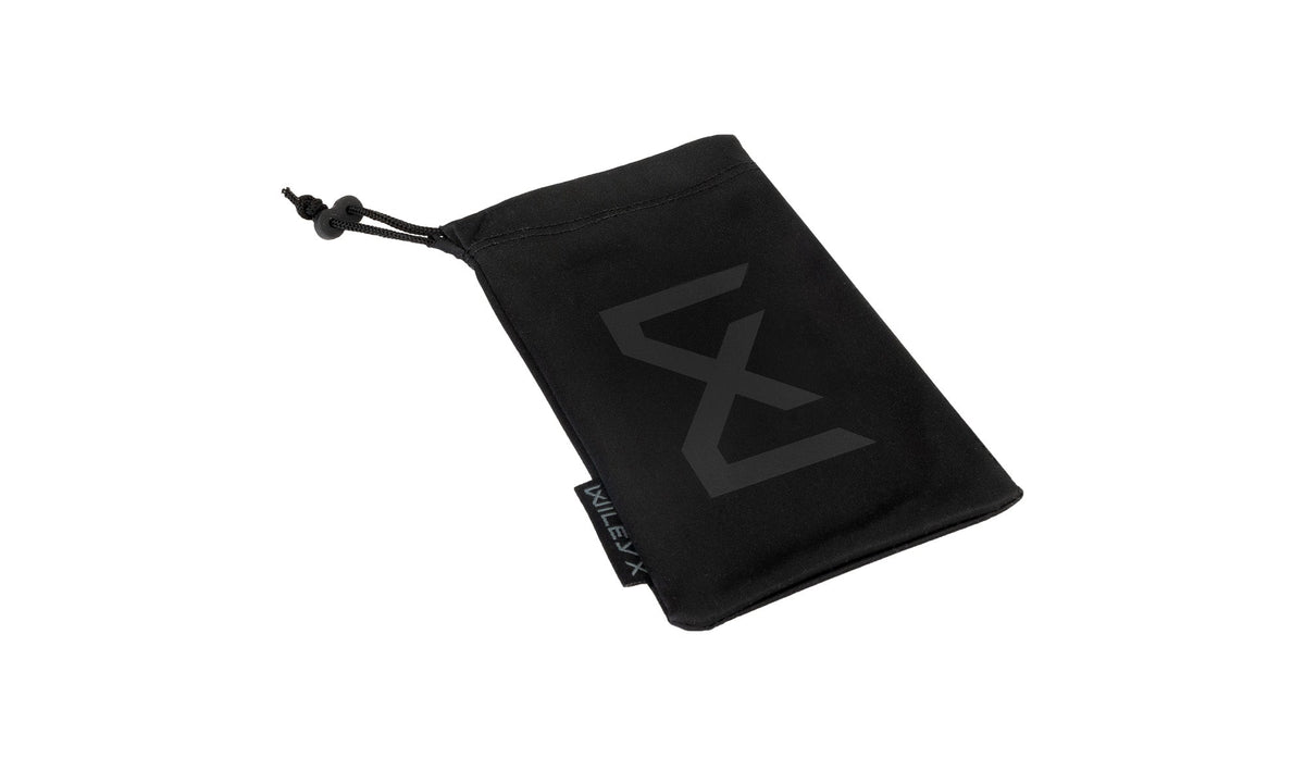 Housse souple Wiley X en microfibre à cordon de serrage avec poche à verre