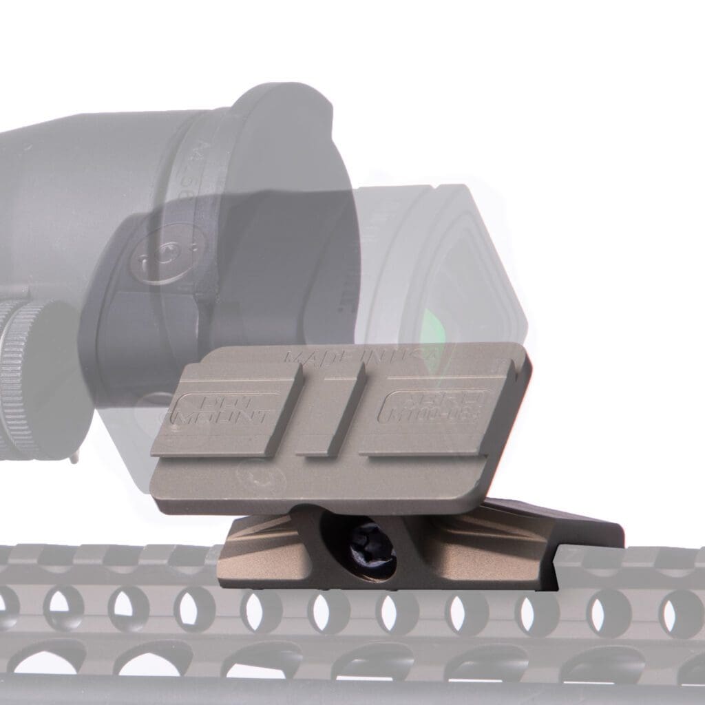 Montage déporté Reptilia Dot Mount réversible pour Aimpoint ACRO et Steiner MPS sur Picatinny