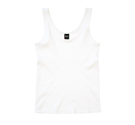 Débardeur Brandit Mya coupe femme en maille côtelée longueur standard décolleté dégagé