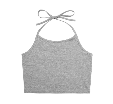 Débardeur Brandit coupe femme en jersey simple bretelles à nouer et dos élastiqué