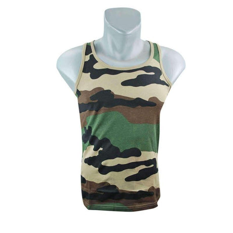 Débardeur Mil-Tec coton single jersey 145 g/m² pour sport et sous-couche estivale