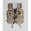 Double porte-chargeur 9 mm GK Dutycall côte à côte sur platine MOLLE
