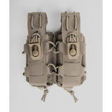 Double porte-chargeur 9 mm GK Dutycall côte à côte sur platine MOLLE