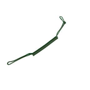 Dragonne extensible Mil-Tec en polyuréthane à spirale longueur 33,5 cm extensible jusqu'à 87 cm