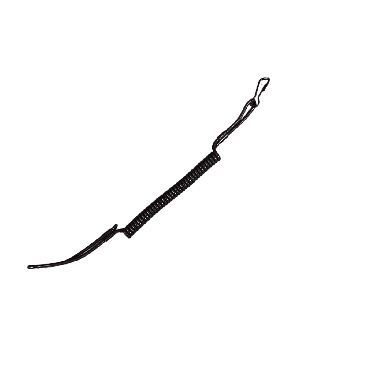 Dragonne extensible Mil-Tec en polyuréthane à spirale longueur 33,5 cm extensible jusqu'à 87 cm