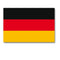 Drapeau de l'Allemagne Mil-Tec en polyester 90 x 150 cm avec deux œillets métalliques