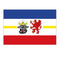 Drapeau du Land de Mecklembourg-Poméranie-Occidentale Mil-Tec polyester 90 x 150 cm
