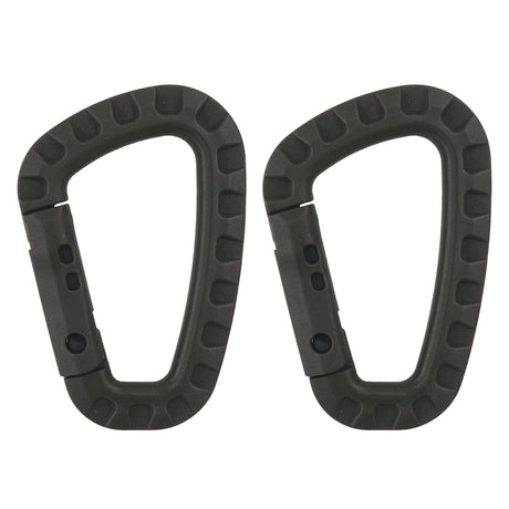 Duo de mousquetons OPEX en polymère 85 x 56 mm pour accrochage de matériel