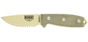 Couteau à lame fixe ESEE ESEE-3 - Lame Mixte - Pommeau modifié E3SMDT acier Carbone lame 88 mm