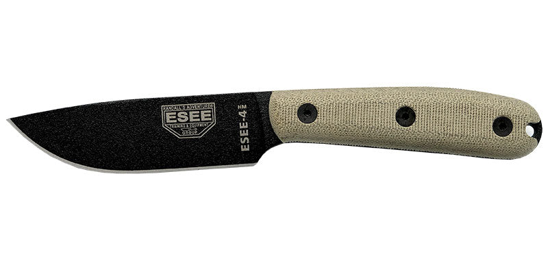 Couteau à lame fixe ESEE ESEE-4 - 111 mm acier Carbone lame 111 mm