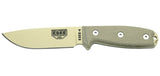Couteau à lame fixe ESEE ESEE-4 E4PDT acier Carbone lame 116 mm lame drop point