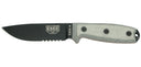 Couteau à lame fixe ESEE ESEE-4 - lame mixte E4SB acier Carbone lame 116 mm