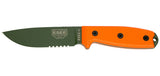 Couteau à lame fixe ESEE ESEE-4 - lame mixte E4SOD acier Carbone lame 116 mm