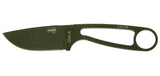 Couteau à lame fixe ESEE Izula IZULAB acier Carbone lame 62 mm lame drop point