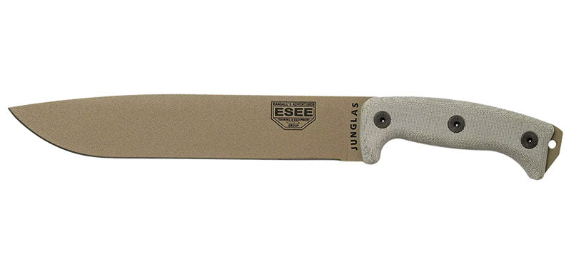 Couteau à lame fixe ESEE Junglas JUNGLASDEE acier Carbone lame 265 mm