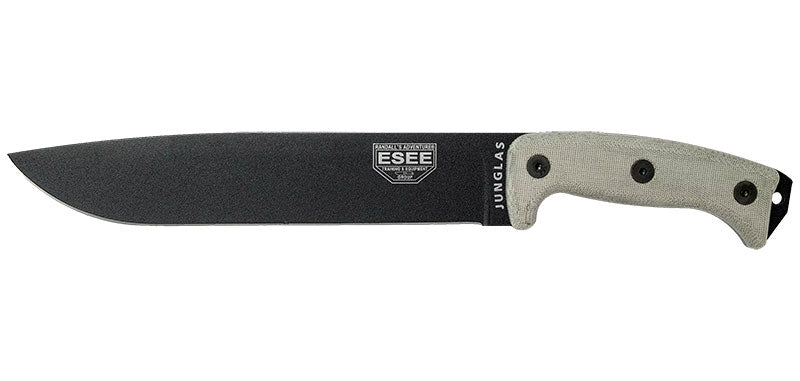 Couteau à lame fixe ESEE Junglas JUNGLASE acier Carbone lame 265 mm