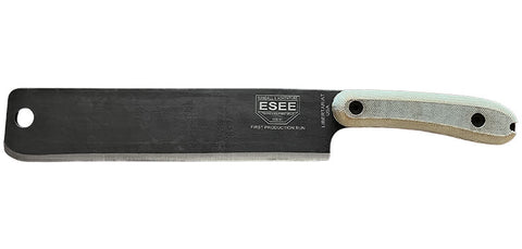 ESEE Machette Libertariat acier Carbone lame 228 mm fil lisse manche bois naturel