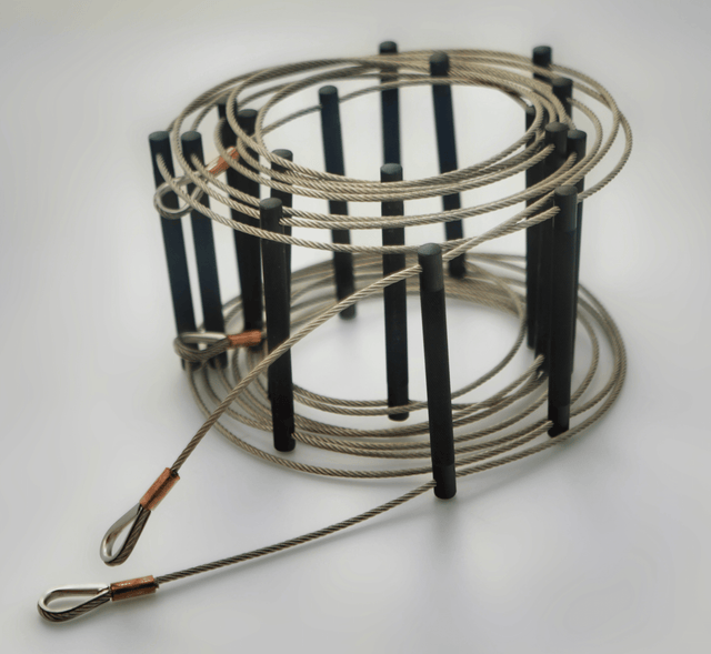 Échelle souple Olympia Triumph Compact Wire Ladder acier inoxydable 155 mm