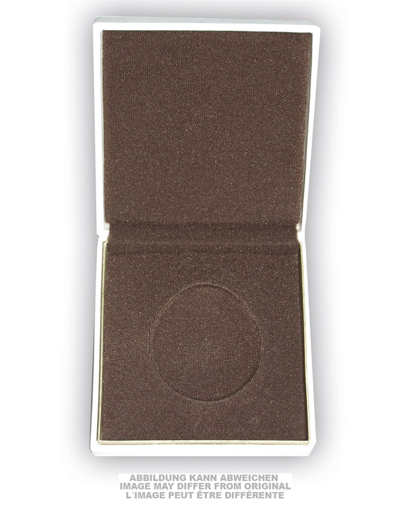 Écrin à médaille de 12 x 12 x 3,5 cm pour rangement et présentation, lot de 5