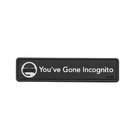 Écusson 5.11 Tactical You've Gone Incognito en TPU souple 10 x 3 cm auto-agrippant