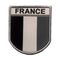 Ecusson A10 Equipment France brodé à fixation auto-agrippante, quatre finitions au sélecteur