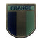 Ecusson A10 Equipment France brodé à fixation auto-agrippante, quatre finitions au sélecteur